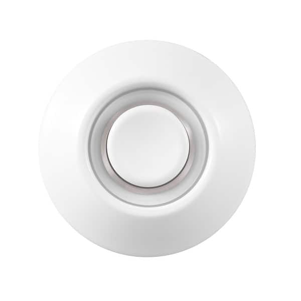 Heath Zenith White Metal Wired Pushbutton Doorbell Heath Zenith White Metal Wired Pushbutton Doorbell