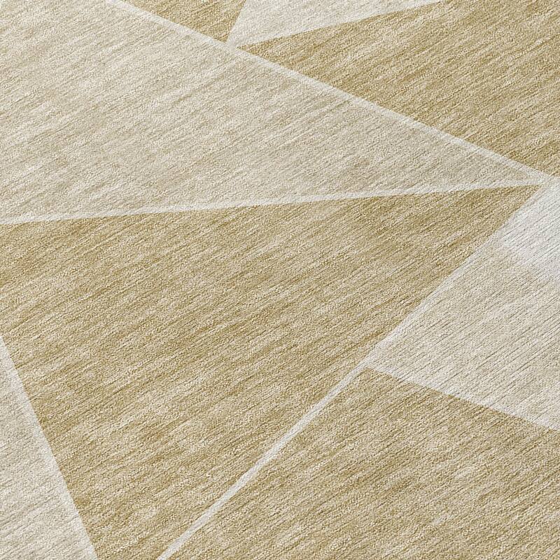HomeRoots Geometric Transitional Rectangle Outdoor Rug