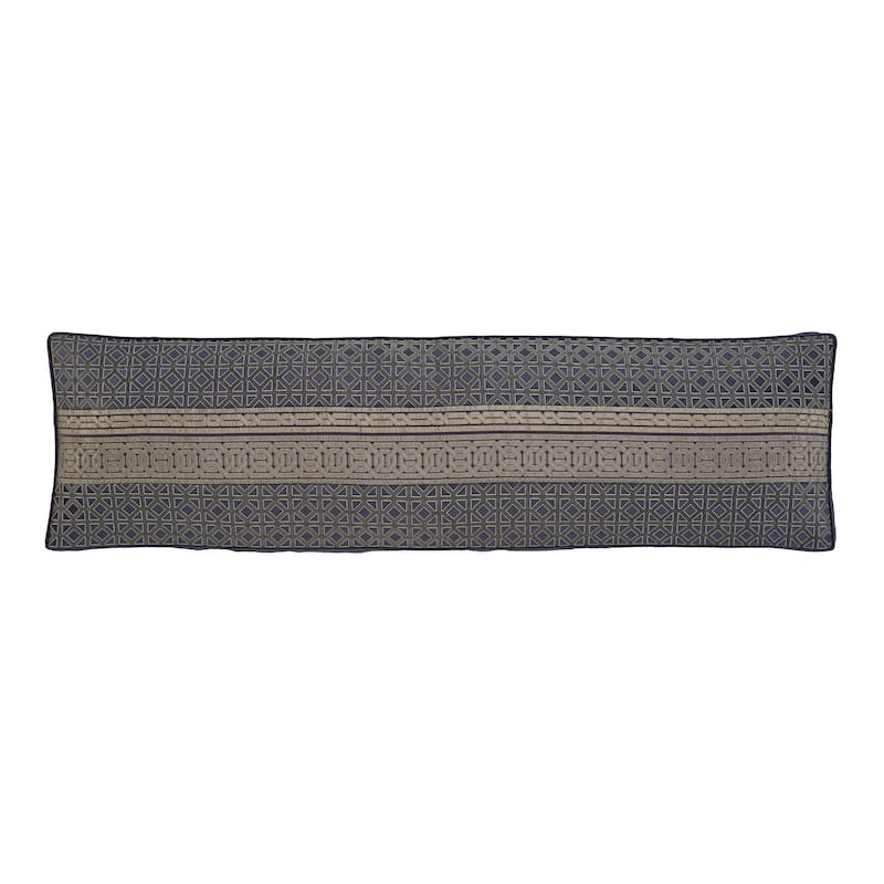 J. Queen New York Alaro Slate Bolster Decorative Throw Pillow