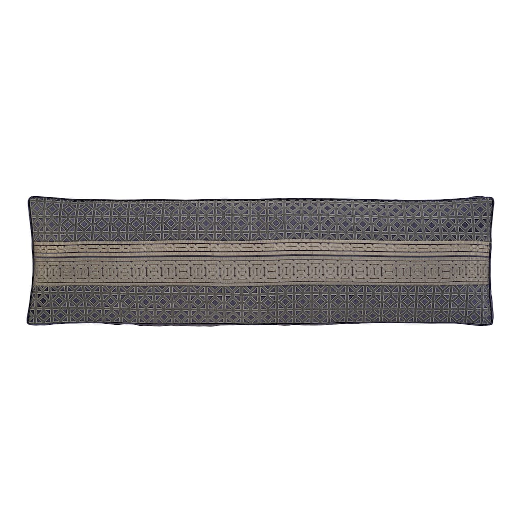 J. Queen New York Alaro Slate Bolster Decorative Throw Pillow