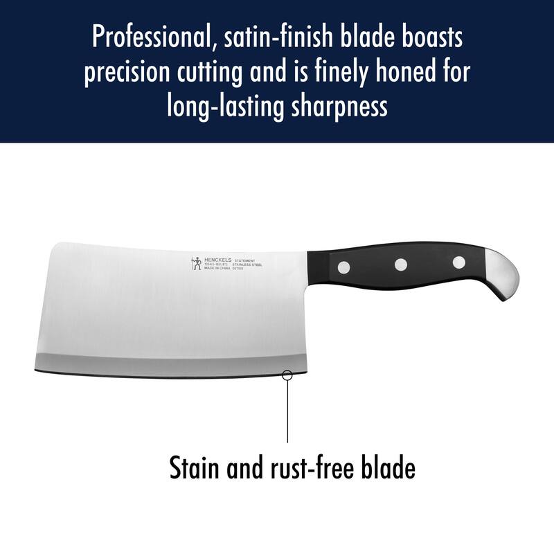 Henckels Statement 6-inch Meat Cleaver - Black