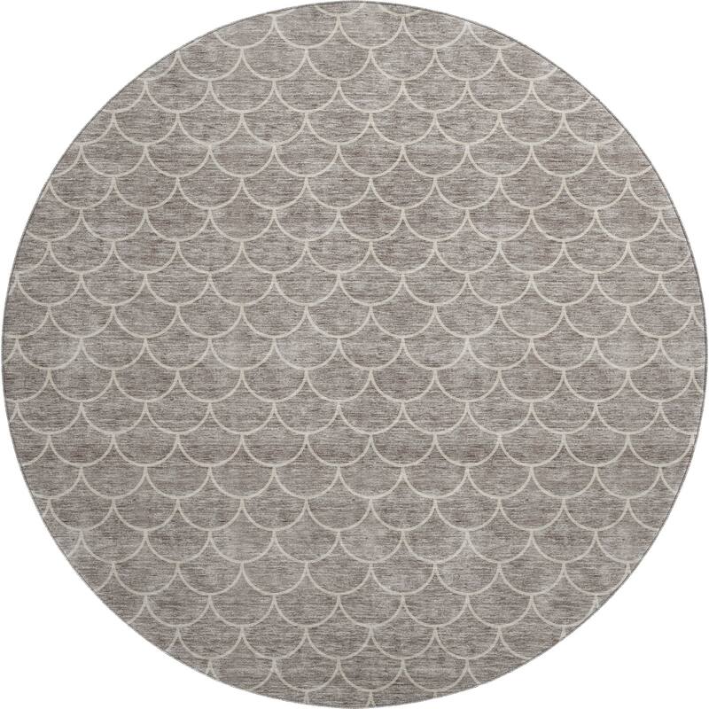 Premium Washable Super Soft Geo Scallops Mayfield Rug
