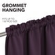 preview thumbnail 65 of 117, Deconovo 100% Full Blackout Double-Layer Rod Pocket Curtains (2 Panels)