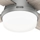 preview thumbnail 8 of 26, Hunter 44" Dempsey Flush Mount Ceiling Fan with LED Light, Handheld Remote - Modern, Contemporary, Transitional, Industrial