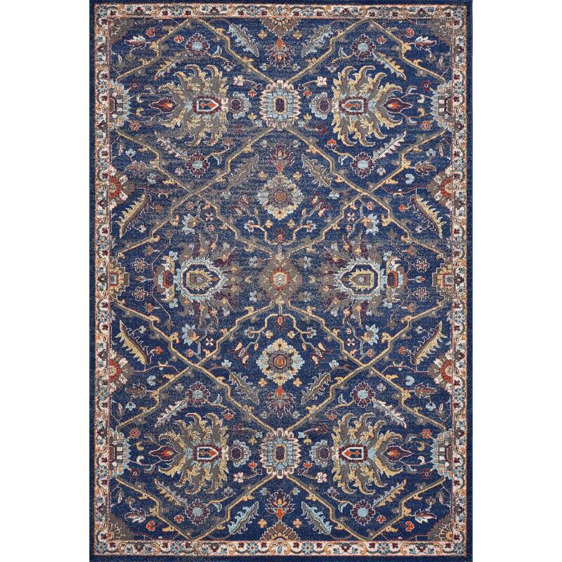 Domani Capri Persian Dreams Medallion Bordered Area Rug