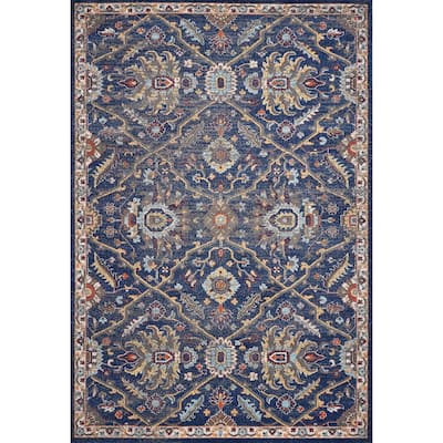 Domani Capri Persian Dreams Medallion Bordered Area Rug