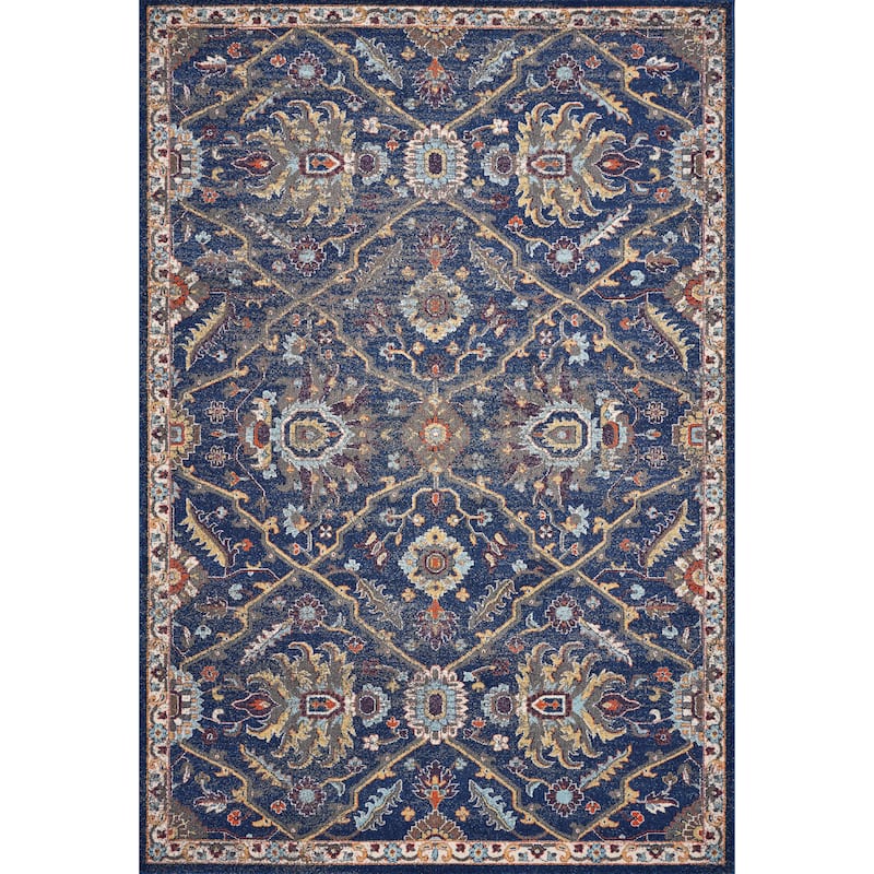 Domani Capri Persian Dreams Medallion Bordered Area Rug - 5'3"X 7'7"