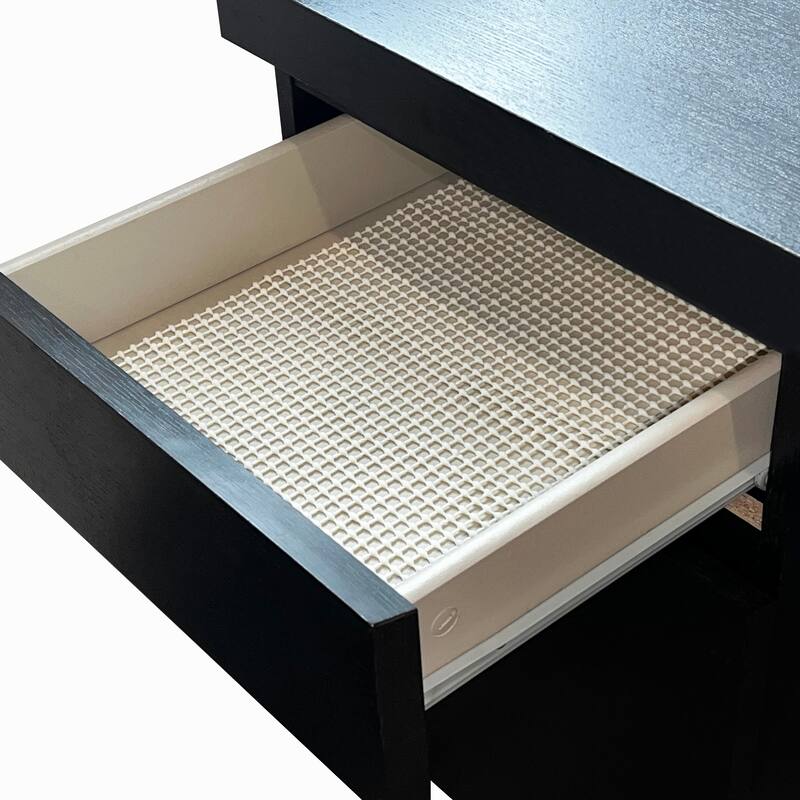 Beige Breathable Shelf Drawer Cabinet Non-Adhesive Liner Protector - 12" x 60"