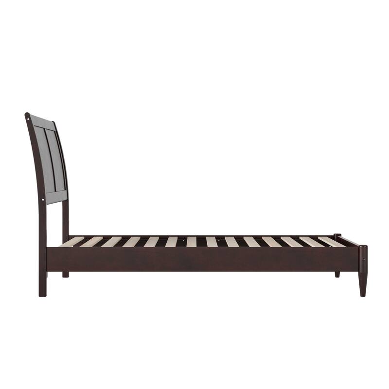 Solid Wood Sleigh Bed with USB Charger