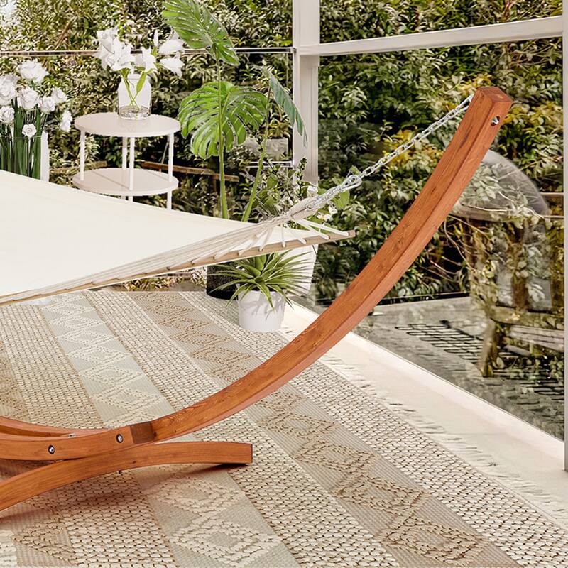 AVAWING Patio Double Hammock with Stand