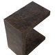 preview thumbnail 12 of 10, Uttermost Obra Bronze Outdoor Side Table