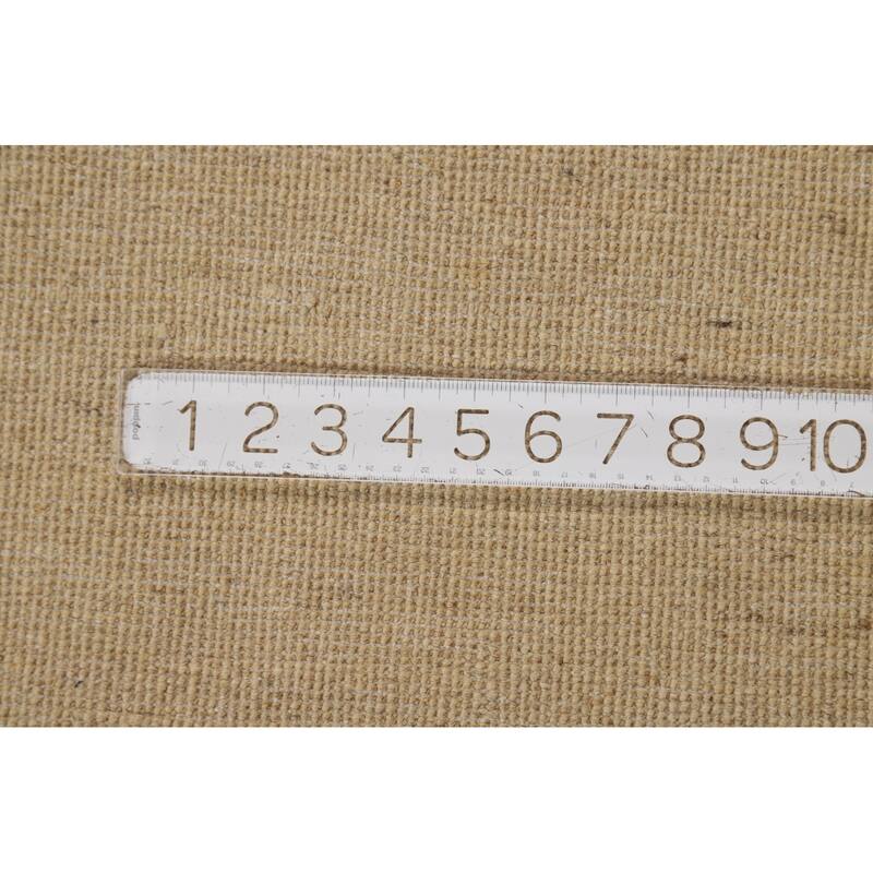 Muted Gabbeh Modern Rug Hand-Knotted Wool Carpet - 4'10"x 6'6"