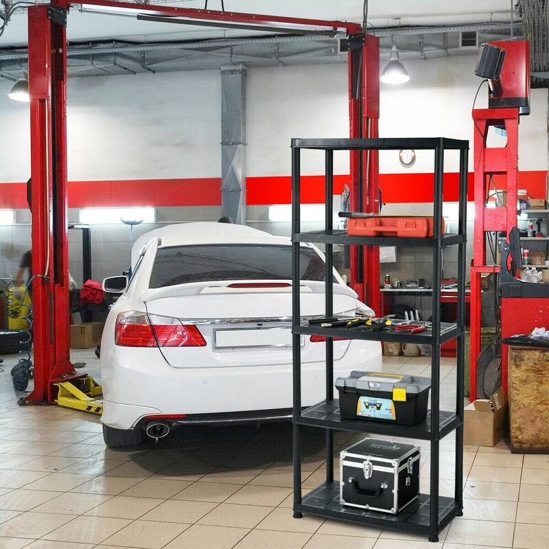 Multi-Tier Open Shelf Rack with Heavy Duty Load Capacity for Home - 33.5"L X 16"W X 73"H