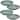 Sunnydaze Ceramic Planter Saucer - Seafoam - 12-Inch - Set of 4