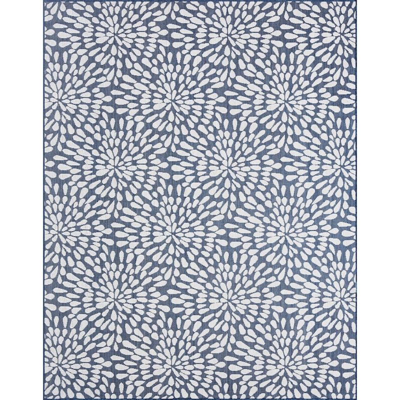 Exo Coastal Floral Indoor/Outdoor Area Rug