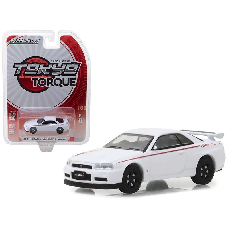 01 Nissan Skyline Gt R Bnr34 White Pearl Tokyo Torque Series 2 1 64 Diecast Model Car By Greenlight 1 64 Diecast Model Overstock 01 Nissan Skyline Gt R Bnr34 White Pearl Tokyo Torque Series 2 1 64 Diecast Model Car By Greenlight 1 64 Diecast Model Overstock