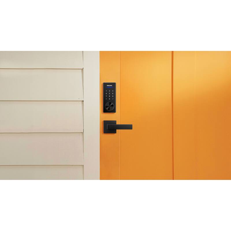 Philips Bluetooth Touchscreen Smart Deadbolt with Square Lever Set