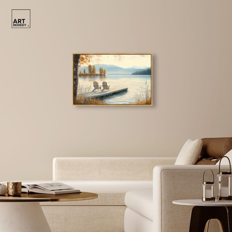 Lake of Dreams Canvas by Art Remedy