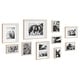 preview thumbnail 10 of 12, Kate and Laurel Gibson Wall Photo Frame Set 10 Piece - White/Natural