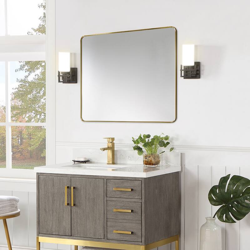 Altair Nettuno Bathroom/Vanity Aluminum Framed Wall Mirror
