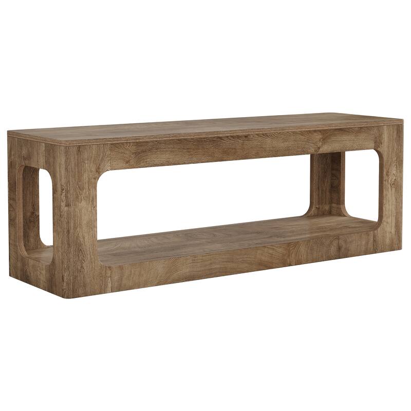 63" TV Stand with Storage, Entertainment Center Television Media Console Table for 55/60/65/75-Inch TVs Living Room Bedroom