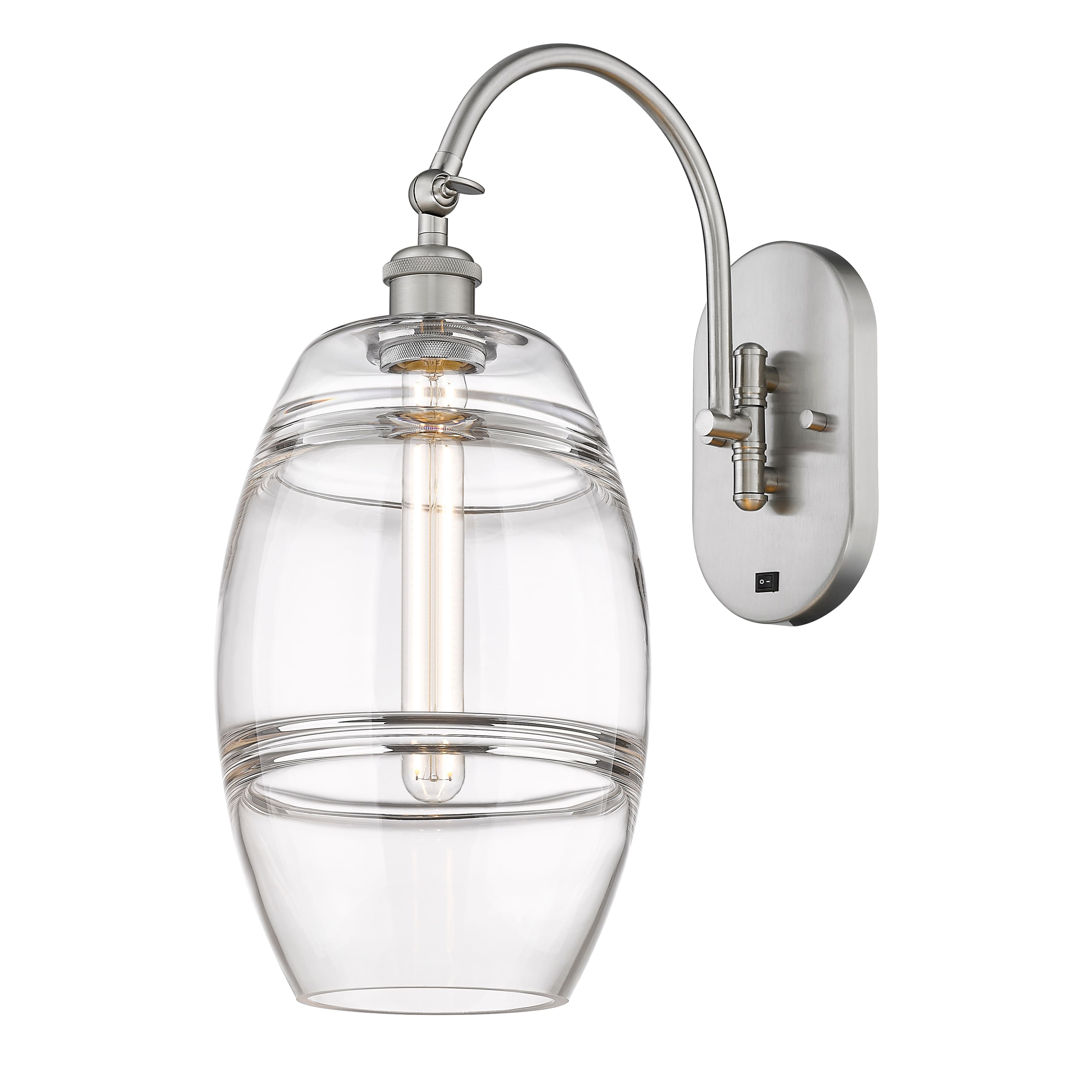 Option Clear Shade / Brushed Satin Nickel