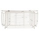 preview thumbnail 15 of 53, SAFAVIEH Amaris Victorian Wrought Iron 4-Tier Outdoor Bakers Rack. - 25" W x 15" D x 63" H