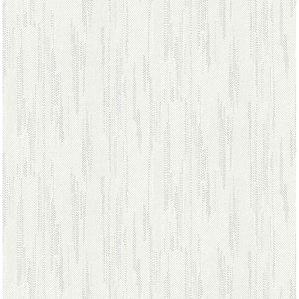 A-Street Prints Baris Silver Stipple Stripe Wallpaper