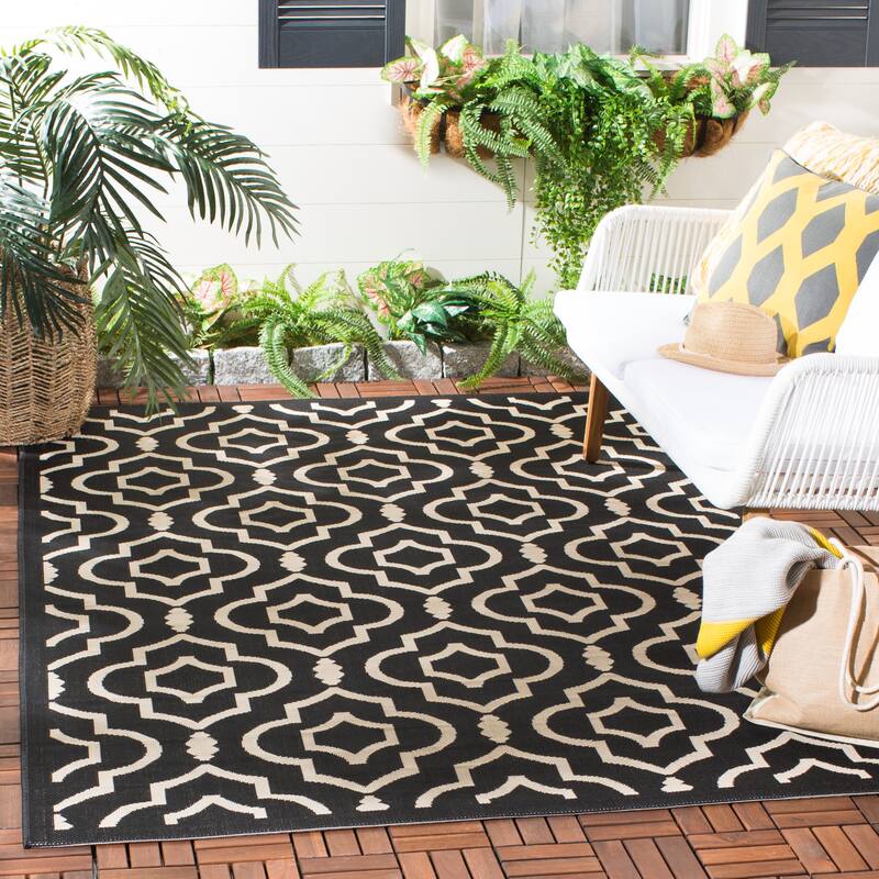 SAFAVIEH Courtyard Ketty Indoor/ Outdoor Waterproof Patio Backyard Rug