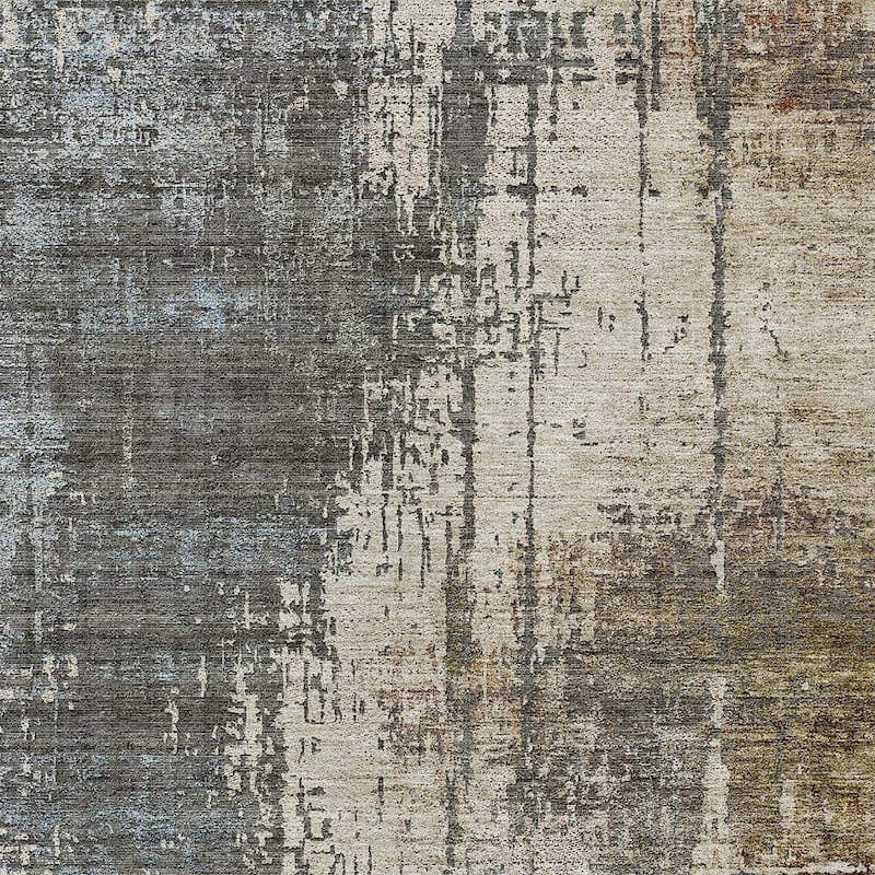 HomeRoots Abstract Transitional Rectangle Outdoor Rug