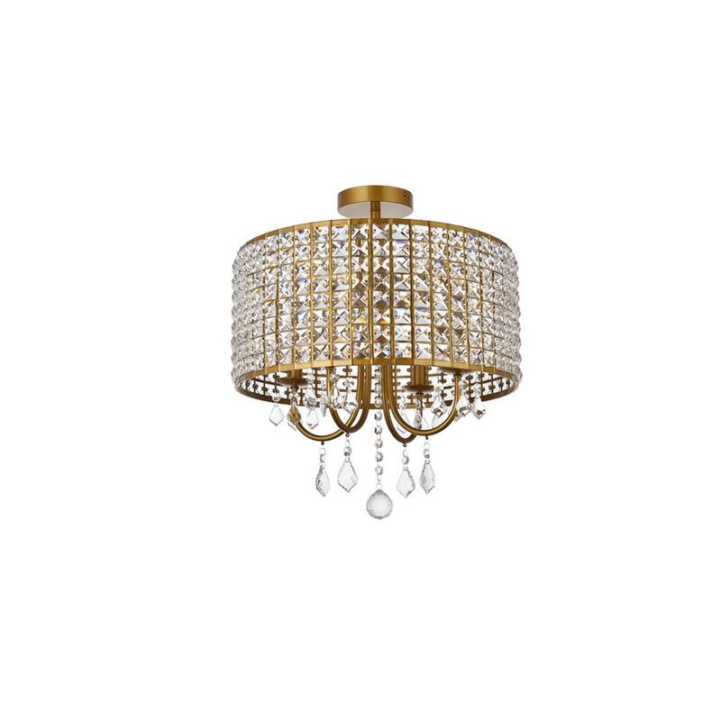 Esther 17 inch Flush Mount Chandelier