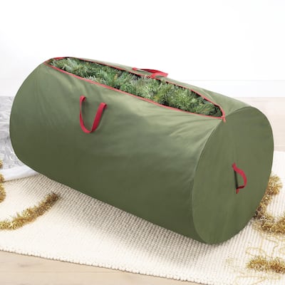 Whitmor Christmas Tree Storage Bag for 9 Ft Artificial Tree- Green
