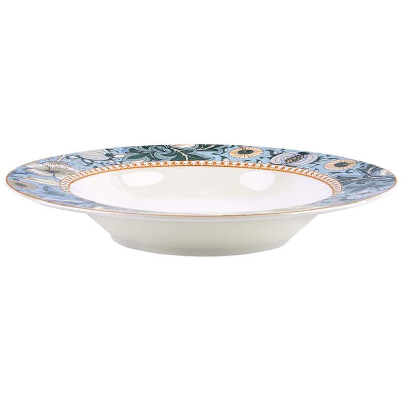 STP Goods Morris Garden Bone China Dinnerware Set of 24 for 6