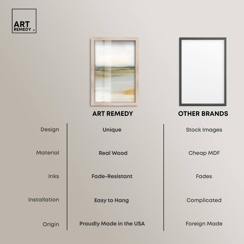 Misty Expanse I Shadowbox by Art Remedy