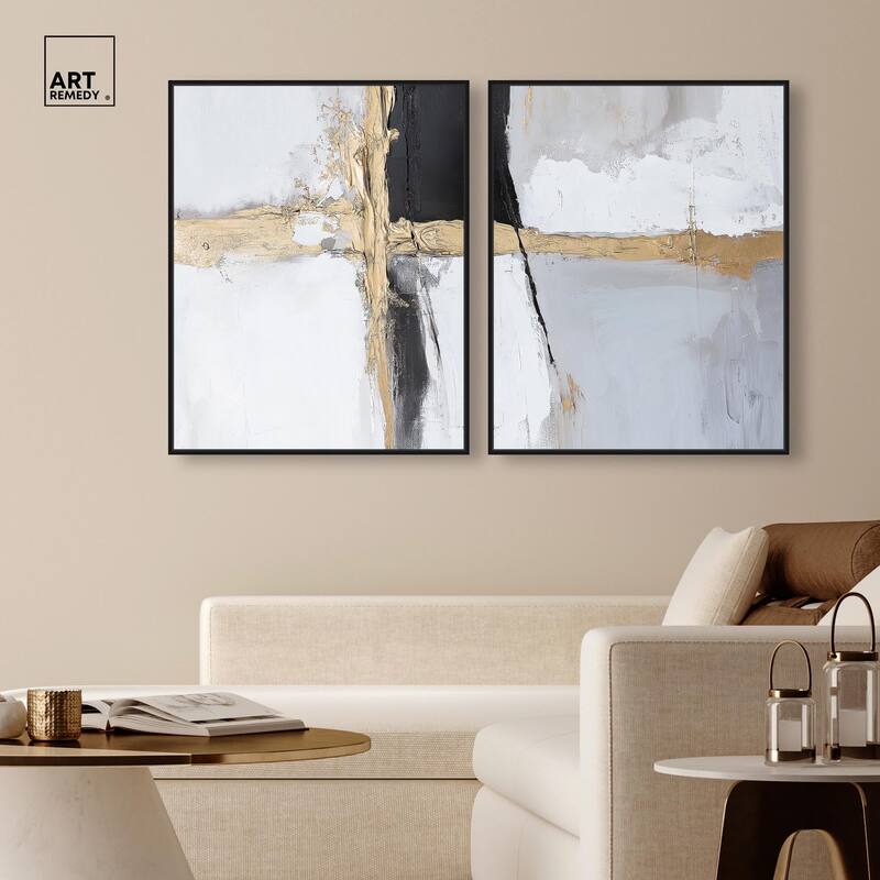 Cracks of Creation IV Canvas Set of 2 by Art Remedy