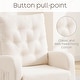 preview thumbnail 40 of 45, HOMYKA Swivel Rocking Upholstered Armchair Nursery Glider Linen Accent Chairs