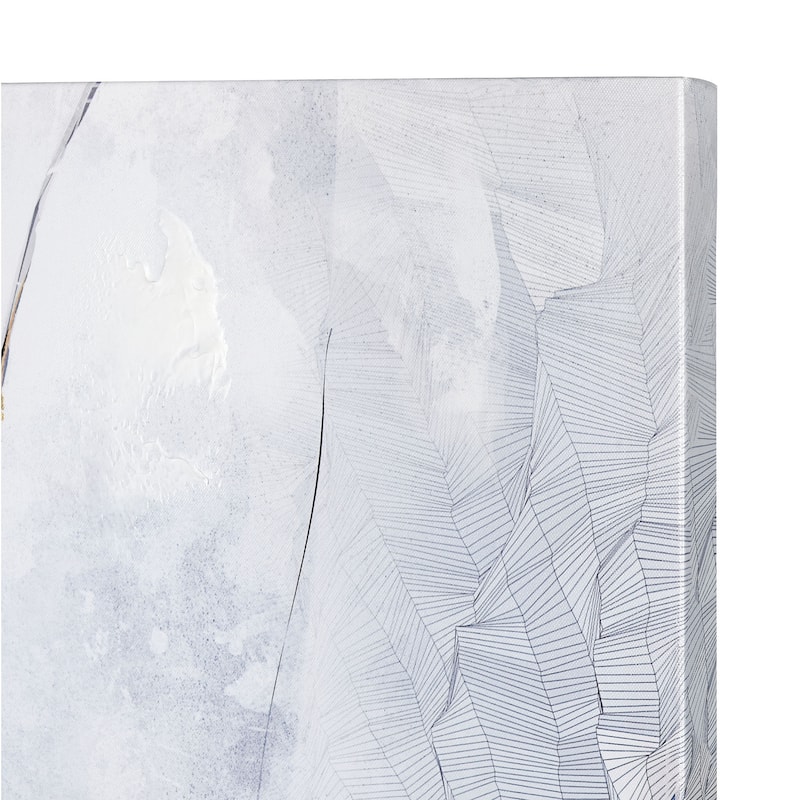 Elk Home Power Dark Blue Fabric 32 Inch Wide Wall Art