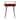 Artisan Furniture Solid Wood Mini Curved Honey Caramel Console Table, Brown with 2 Drawers