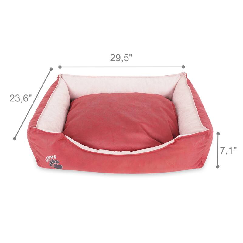 Pets Washable Dog Bed for Small / Medium / Large Dogs - Durable Waterproof Sofa Dog Bed with Sides