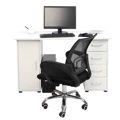 Home Office Use Computer Desk With Four Drawers