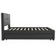 preview thumbnail 16 of 16, 2-Pieces Bedroom Sets,Queen Size Platform Bed w/ Trundle Bed, 2 Drawers,Night Light & USB Charge,Storage Ottoman, Beige