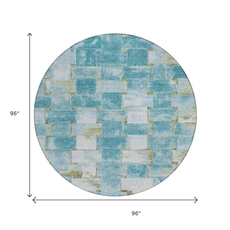 HomeRoots Striped Transitional Rectangle Outdoor Rug