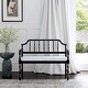 preview thumbnail 2 of 5, Emilia Cafe Noir Upholstered Bench