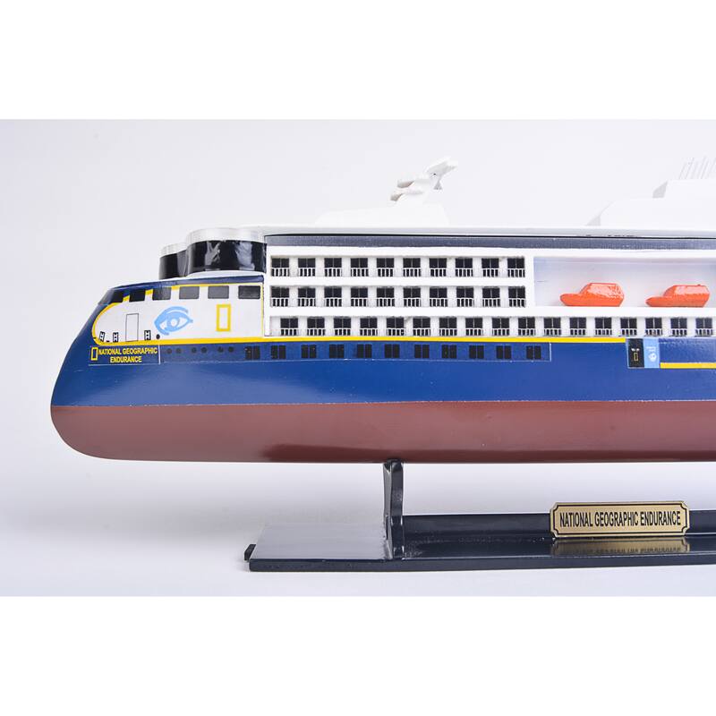 National Geographic Endurance Painted Small Cruiseship Model