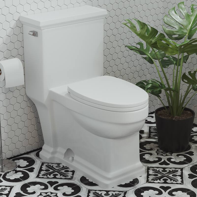 Swiss Madison SM-1T114 Voltaire One Piece Elongated 0.8/1.28 GPF Toilet