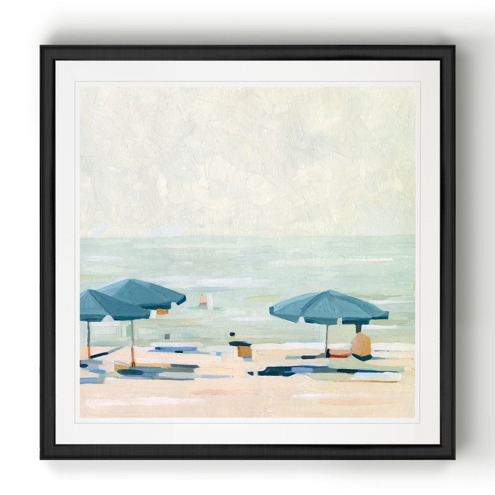 If It's the Beaches II -Black Framed Print