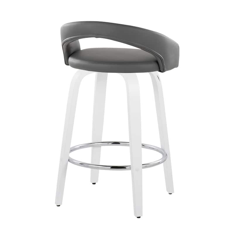 Grotto Upholstered 26" Fixed-Height Counter Stool - Set of 2