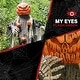 preview thumbnail 14 of 12, Life-Size Poseable Pumpkin Man with Lights, Indoor/Covered Outdoor Halloween Decoration