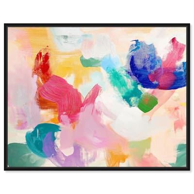 Pastel Riot I Colorful Canvas by Art Remedy