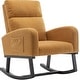 preview thumbnail 164 of 171, HOMYKA 28" Wide Rocking Chair for Nursery with Solid Wood Leg